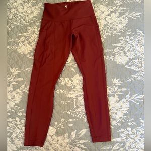 Red/Pink Leggings 90 Degree